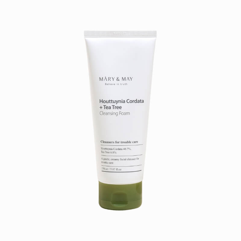 Mary & May Hottuynia Cordata +Tea Tree Cleansing Foam