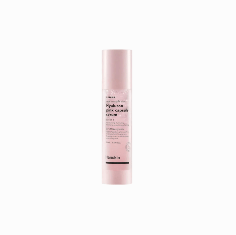 HANSKIN  real complexion hyaluron + pink capsule serum