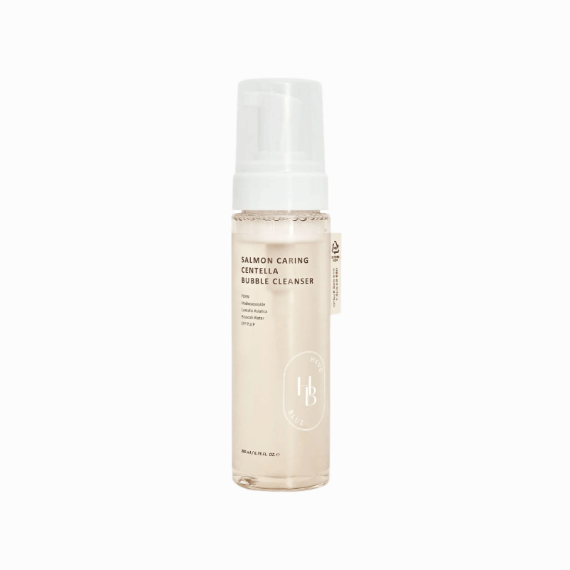 Heveblue Salmon Caring Centella Bubble Cleanser