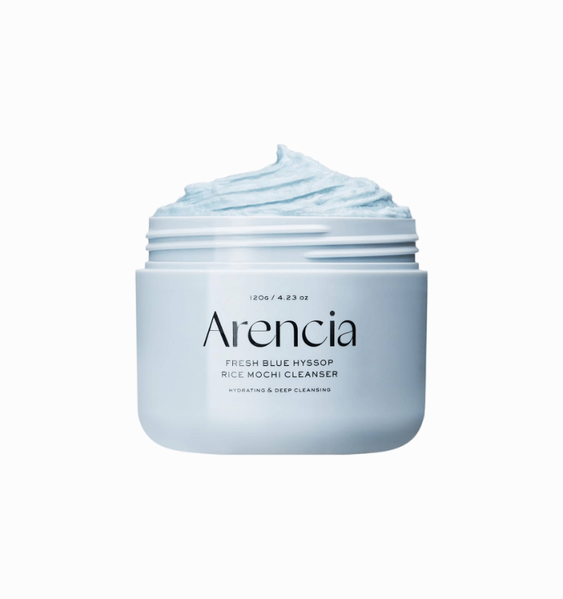 Arencia Fresh Blue Hyssop Rice Mochi Cleanser