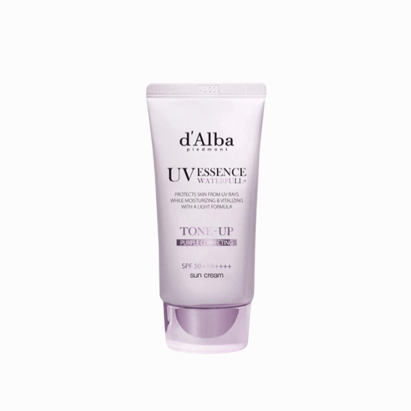 d'Alba UV Essence Waterfull+ Tone-Up Purple Correcting Sun Cream SPF 50+ PA++++