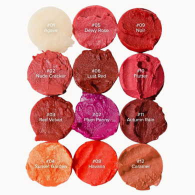 Melixir Vegan Lip Butter Farben