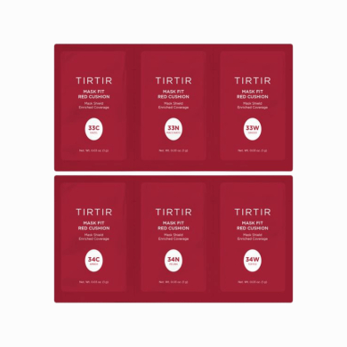 TIRTIR - Mask Fit Red Cushion Foundation 6 Shade Trial Kit Medium Deep