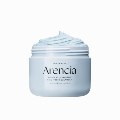 Arencia Fresh Blue Hyssop Rice Mochi Cleanser