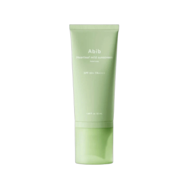 Abib Heartleaf mild sunscreen Relief tube SPF50+ PA++++