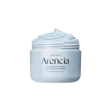 Arencia Fresh Blue Hyssop Rice Mochi Cleanser