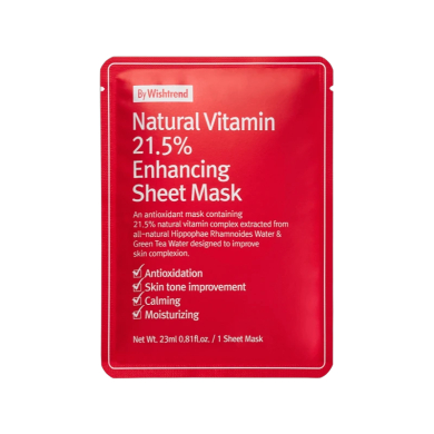 By Wishtrend Natural Vitamin 21.5% Enhancing Sheet Mask