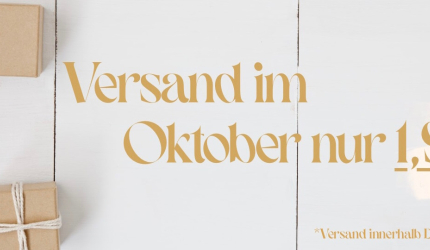 Versandkosten Oktober