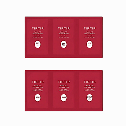 TIRTIR - Mask Fit Red Cushion Foundation 6 Shade Trial Kit Light Medium