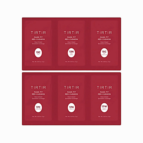 TIRTIR - Mask Fit Red Cushion Foundation 6 Shade Trial Kit Light