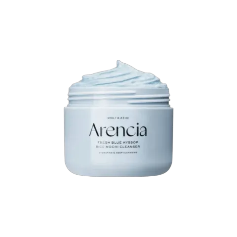 Arencia Fresh Blue Hyssop Rice Mochi Cleanser